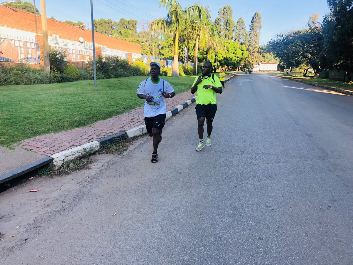 ZiFMStereo's tweet photo. Hit the ground running..... Literally!
Runners at the @BonMarcheZim Powerwalk going strong in their races!
#Powerwalk
#getfitfeelgood https://t.co/ZziNTjswsi