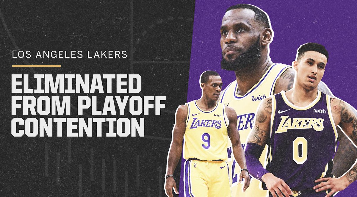 SportsCenter's tweet photo. For the sixth straight season, the Lakers will miss the postseason. https://t.co/1b1ShSaOoy