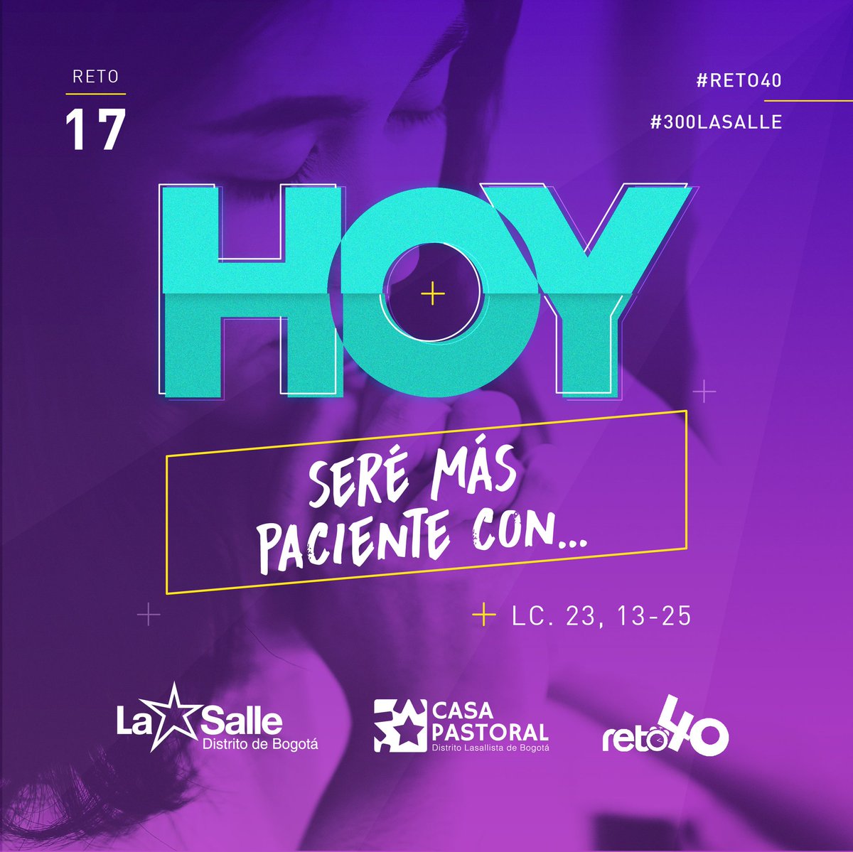 [Reto 40] No dejamos pasar ni un solo reto. #Reto40 #R40 #Reto40Zipaquira #300LaSalle