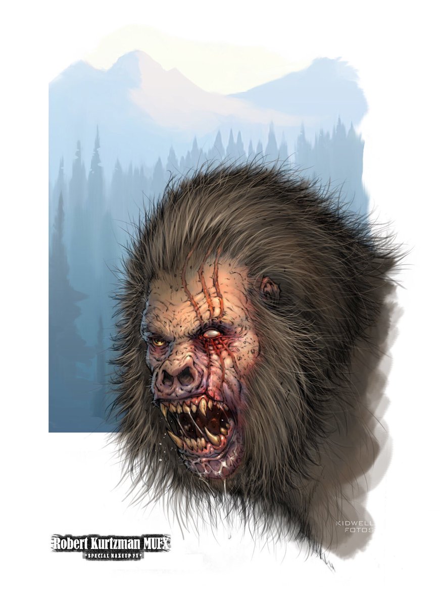 nomansridge's tweet photo. The awesome latest creature design for the Bigfoot in @ericred’s upcoming horror/action movie NO MAN'S RIDGE by the brilliant Robert Kurtzman!

Don't forget to like and share @nomansridge on IG and Twitter and our official page https://t.co/MMgnH7N9Na

#Bigfoot #Horror https://t.co/H5584nZC6j