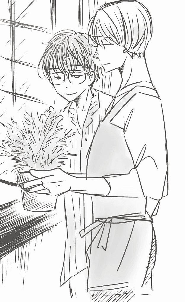 @napori_3_i でぃるさん、お題いただいてたのにすみません!すぐ描いたんですけど、うっかりでぃる育てちゃって、違うだろ!ってお蔵入りしたままになってます…😂 