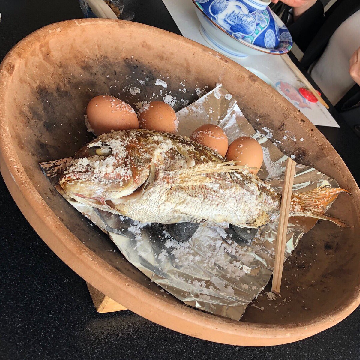 鯛の焙烙焼き