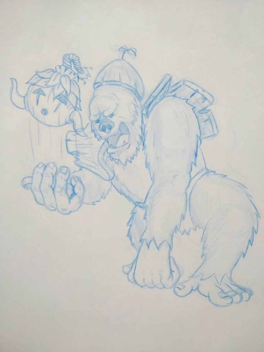 ExpatStudios's tweet photo. It's been a quiet week so here's an ape for #screenshotsaturday. #gamedev #indiedev #indiegamedev #art #conceptart #Unity #ShieldQuest https://t.co/nPU6bs3dt0