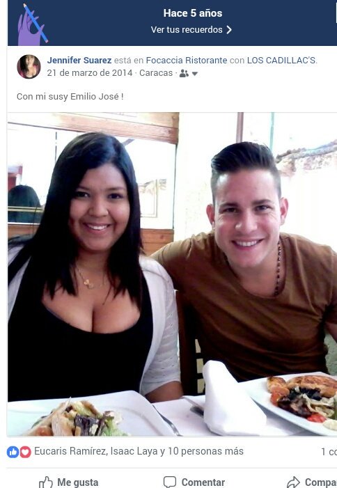 Jenixsuarez's tweet photo. AYER PUES😢😍 @emiliovenezuela https://t.co/C6Ot4OgsYq