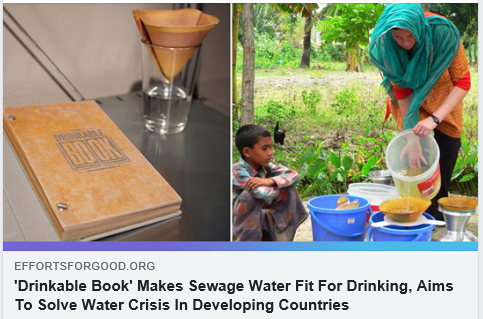 SustainCompass's tweet photo. Another one of these fantastic innovations: the drinkable book
https://t.co/g7OOGPzkvV https://t.co/CCIgxsIBji
