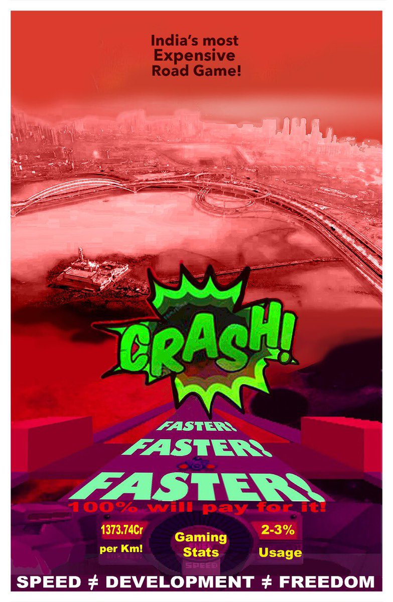 JunoonTheatre's tweet photo. 22-03-2019
इंडिया का सबसे मेहेंगा रोड गेम!
India’s most expensive Road Game!
#KiskaSaath #KiskaVikas
#PublicTransport #SaveBEST #MumbaiBridgeCollapse
#NoToCoastalRoad #SaveOurCoast #SaveOurEcology
#Kolis #ProtectIndigenousCommunities
#MumbaiFloods #GlobalWarming #ClimateChange https://t.co/8qzDe7Nt9f