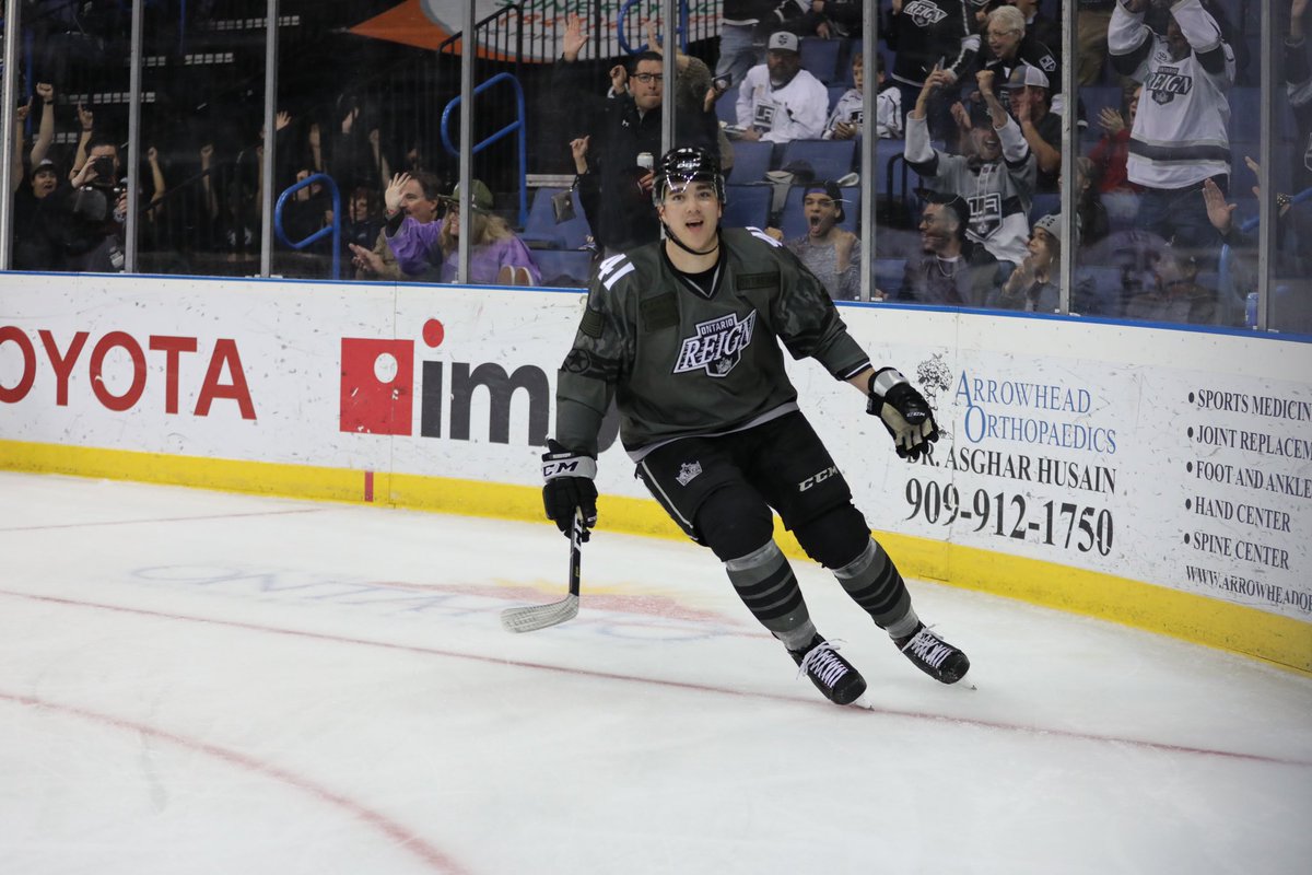 ontarioreign's tweet photo. That first-goal feeling, @chazreddekopp 😃 https://t.co/JK4Dho3Uym