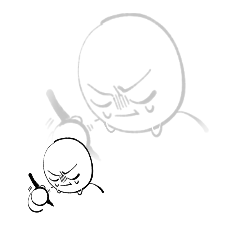 tfw you wanna draw angsty art but all ur art turns out cute 