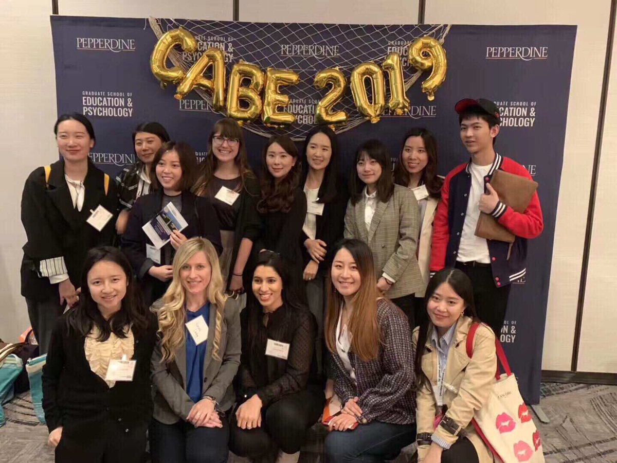 CyulinT's tweet photo. So glad to see these faces over GSEP visual award🥰@PeppGSEP #pepperdineTESOL @CABEBEBILINGUAL #cabe19 https://t.co/hFxFeUjjd6