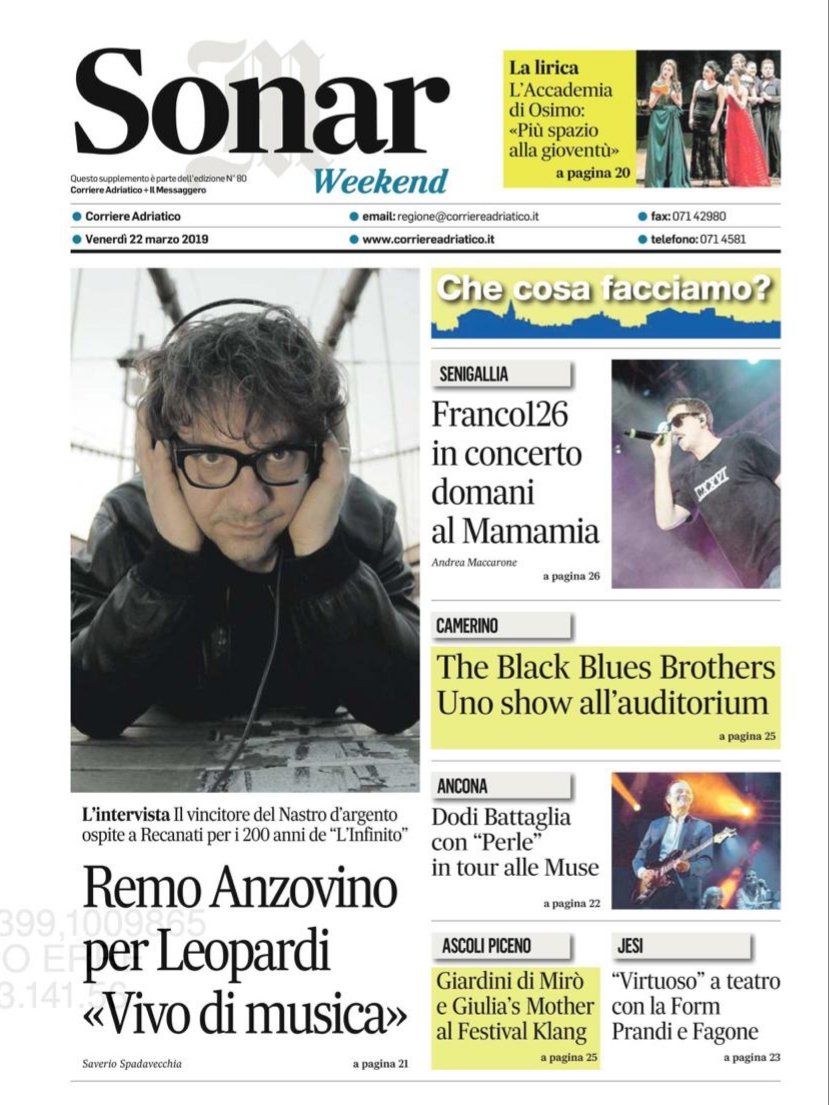 LuigiVignando's tweet photo. In viaggio per #Recanati con il Maestro @remoanzovino, stasera in concerto al Teatro Persiani nell'ambito delle celebrazioni per i 200 anni de L'Infinito di #Leopardi. Un onore assoluto. 
#bellastoria #vignapr https://t.co/uXcy2umlrY