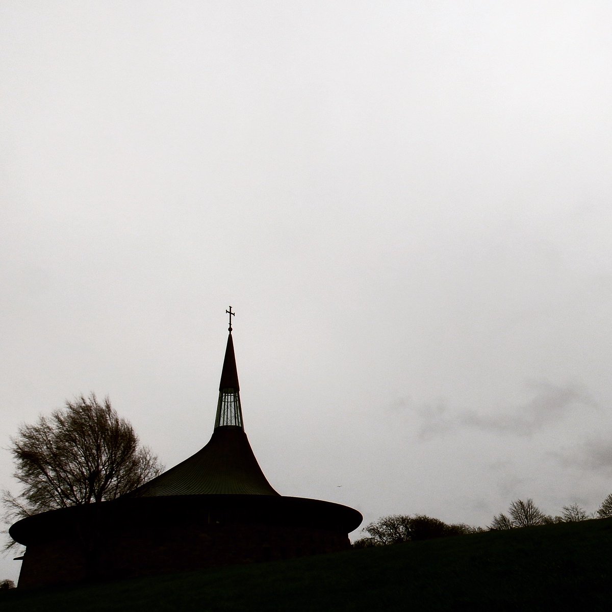 AndrewJMolloy's tweet photo. Day one of the #LiamMccormick pilgrimage complete. Three out of seven #Donegal churches visited. A day of sweeping landscapes, dramatic exteriors and contemplative interiors. Looking forward to day two... #modernistchurch #staenguschurch #irisharchitecture https://t.co/EQkLgBgXDT
