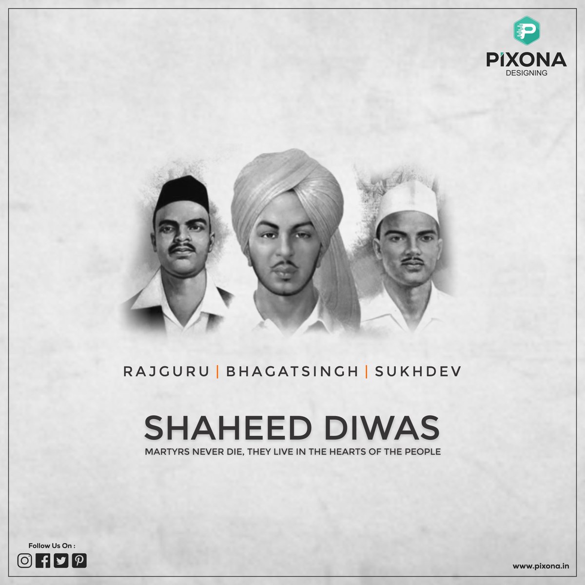 Prashant27_7's tweet photo. REMEMBER THE LEGEND SHAHEED BHAGAT SINGH | RAJGURU | SUKHDEV
#ShaheedDiwas #BhagatSingh #Sukhdev #rajguru #realhero #martyrsday #hero #makedifference #life #proud #graphicdesign #branding #brand #MoreInOne #designsolusion #socialmarketing #logos #KanganaRanaut #pixona_designing https://t.co/uSMPOUdLwh