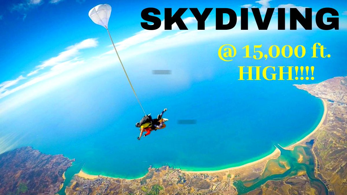 kylesfunplay's tweet photo. Sharing my first skydiving experience. Jumping 15,000 ft high above Algarve, Portugal😊

#skydive #diving #adventures #Portugal
https://t.co/ve10uTnrVy https://t.co/Eu4HfjGWsM