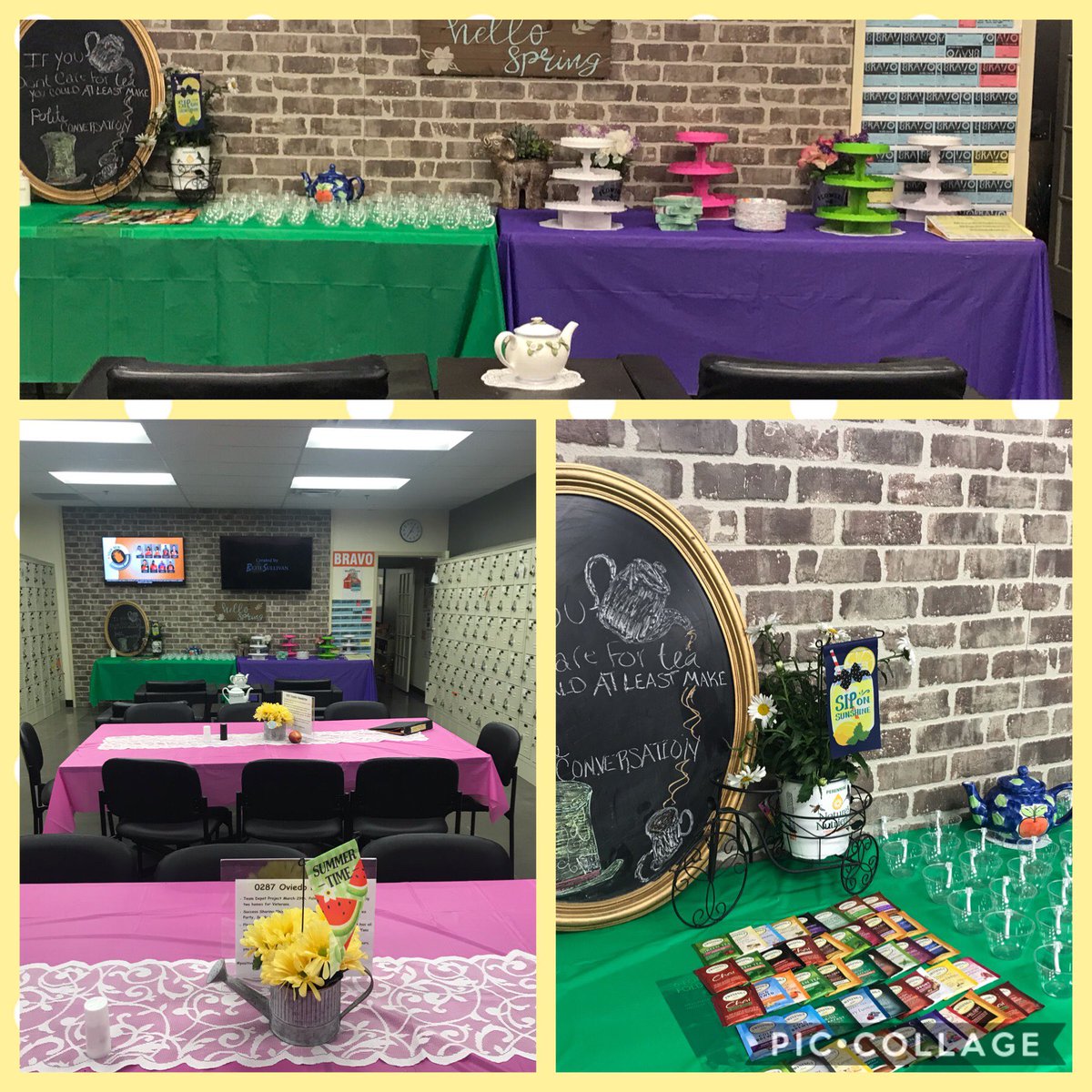 It a Spring time tea party for Success Sahring!