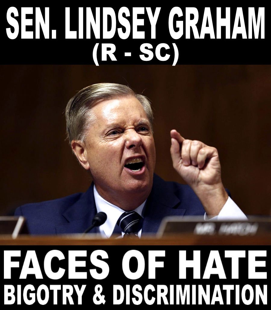crlrsnbm's tweet photo. @RawStory #LindseyGraham #FacesOfHate https://t.co/0PAz0ZMfi0