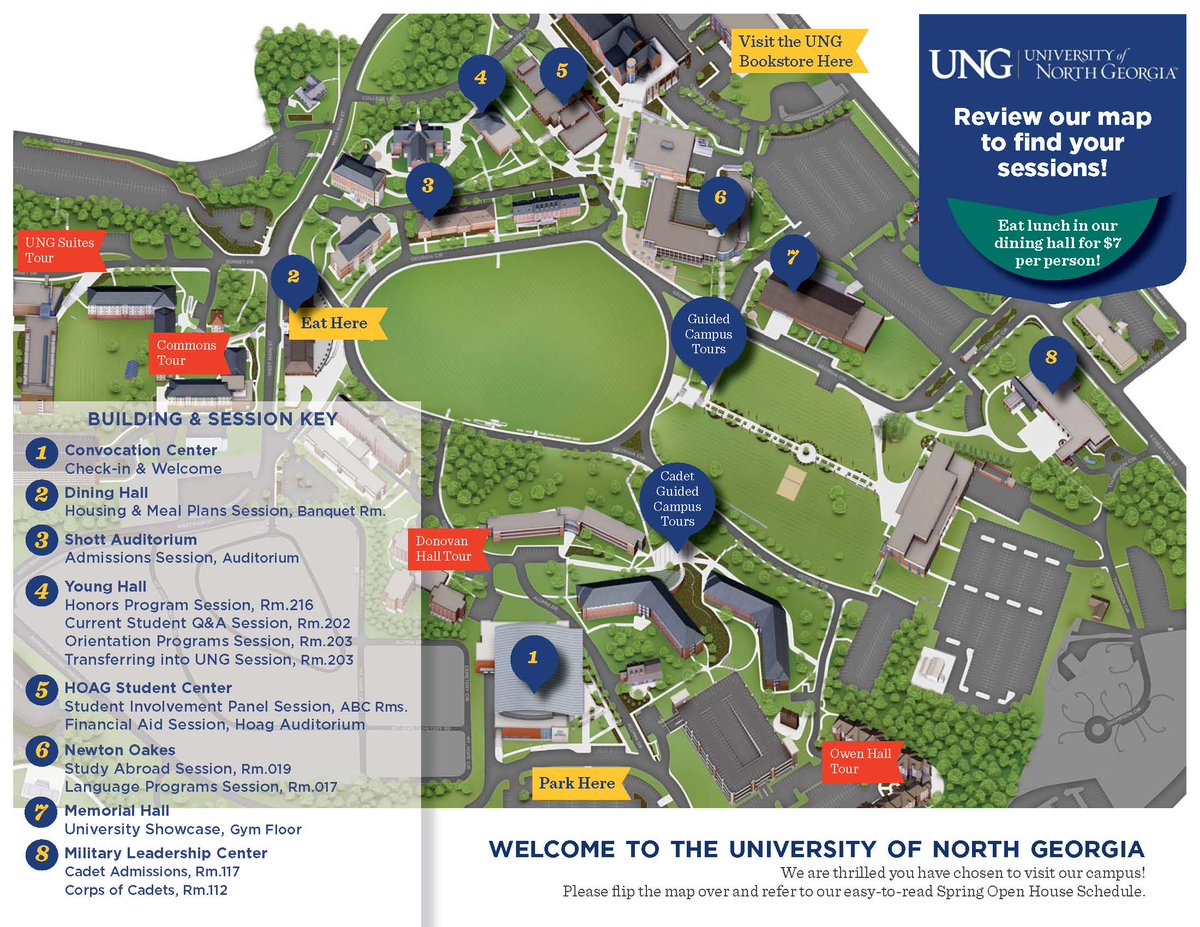 Ung Dahlonega Campus Map My Blog