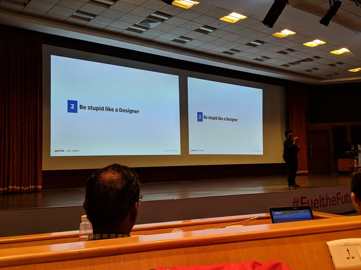 naththeprince's tweet photo. Any Body Can Design - tips from Karthi. Very interesting, funny and informative talk. #WTMHYD #IWD2019 https://t.co/y2TXzkyr1j