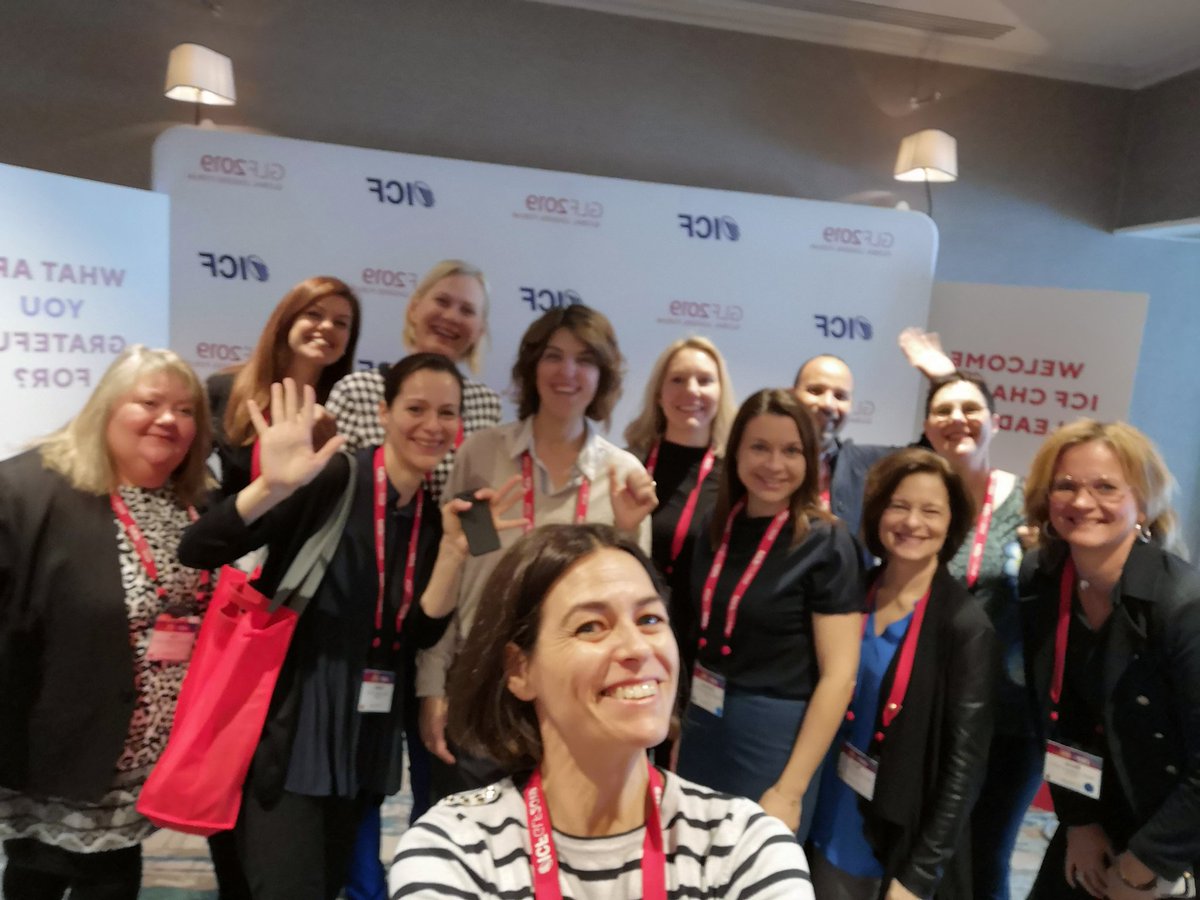 crismolto's tweet photo. Examine processes, explore leadership estrategies and share perspectives at #ICFGLF2019 is easier being funny!!! Tank-iu uuuu EMEA area 🤩!!! #ICFproud @ICFHQ https://t.co/idblU2LdWG