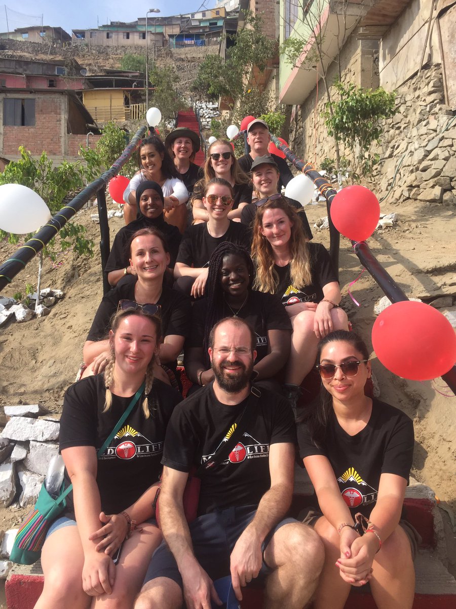 jonharrison's tweet photo. It is amazing what can be achieved when working #handinhand with the local communities in Peru. Look at the stair case that we @BCUHELS volunteers helped to build in just 5 days! The celebrations were amazing! #wedidit @BCUNursingteam @MEDLIFEmovement https://t.co/iQJcPRjdig