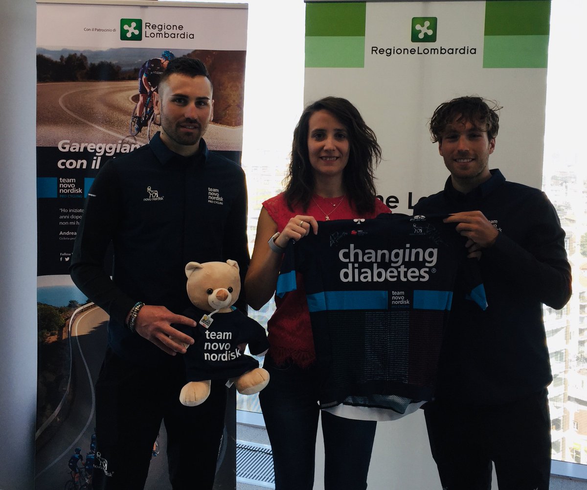 marticambiaghi's tweet photo. In bocca al lupo ai ragazzi della @teamnovonordisk Γ¨ in particolare ad #AndreaPeron e #UmbertoPoli che oggi parteciperanno alla @milanosanremo.
Lo sport vince su tutto anche sul diabete!
π΄ββοΈπ΄ββοΈπ΄ββοΈ
#lombardiasportiva #sport #ciclismo #milanosanremo #diabete #changingdiabetes https://t.co/ZpG4SJrcCw