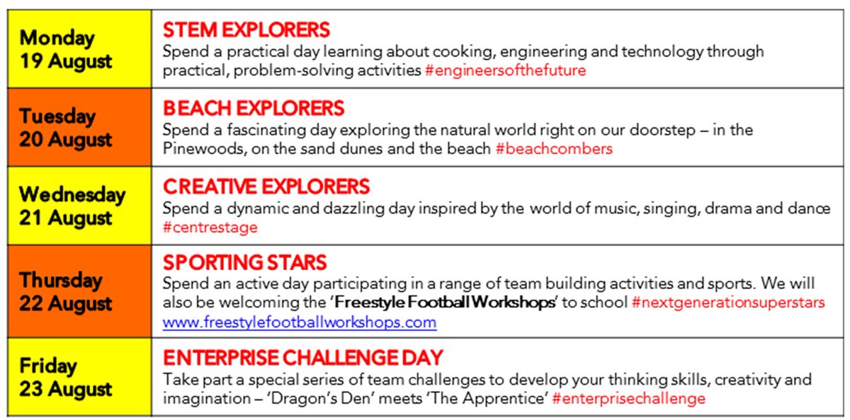 FormbyHigh's tweet photo. Calling all our excited Y6 ‘new starters’ ! Have you booked your #SummerSchool2019 place yet? If not, check out the brochure in your admissions pack and get online to book via Eventbrite. https://t.co/bso5sno23P