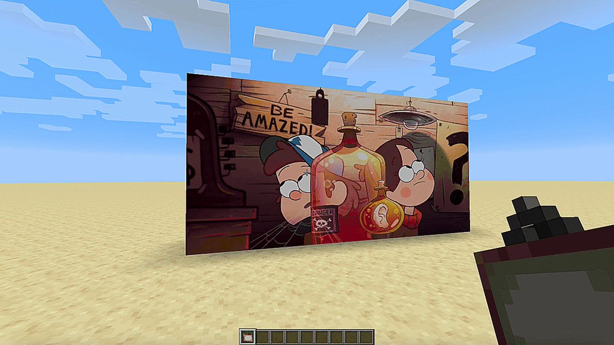 WitherNode's tweet image. After the latest Minecraft update, fans are creating in-game TVs bit.ly/2ENeWgJ #minecraftupdates #gamingupdates #gamers