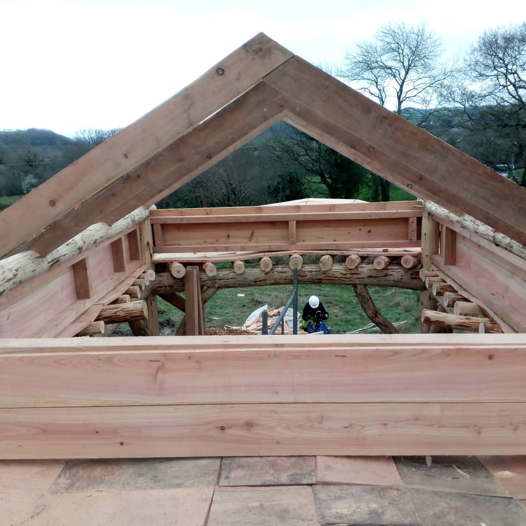 Check out our new project l a Mandan Roundhouse being built on behalf of the Cardigan Community Forest Garden!