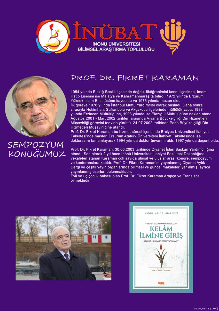 inonubat's tweet photo. Üniversitemizin İlahiyat Fakültesi Dekanı Prof. Dr. Fikret KARAMAN da bizlerle olacak.

#dörtdörtlüksempozyum

#inübat20182019 https://t.co/gYuseE6mO5
