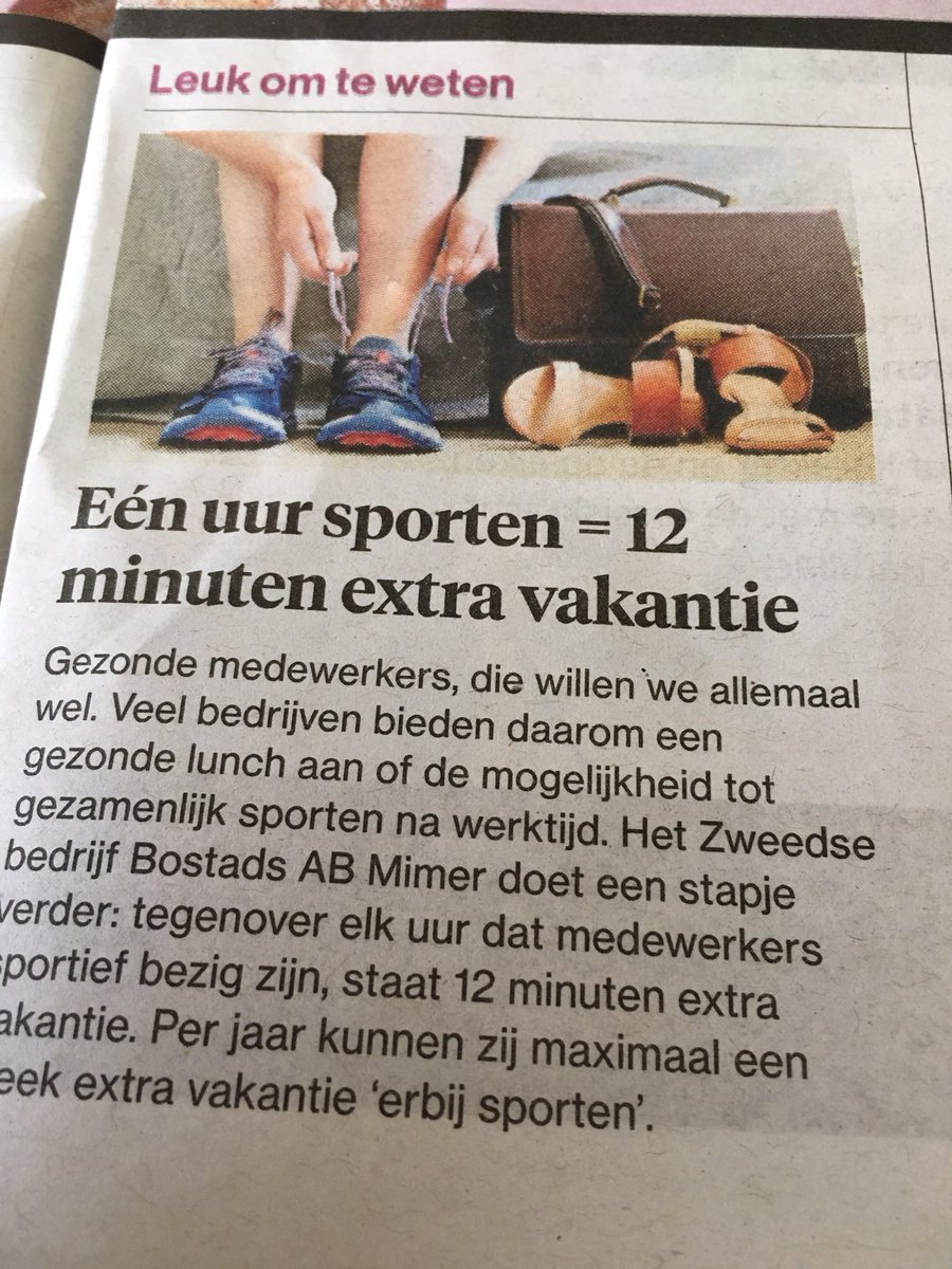 Eens met mijn werkgever bespreken!!