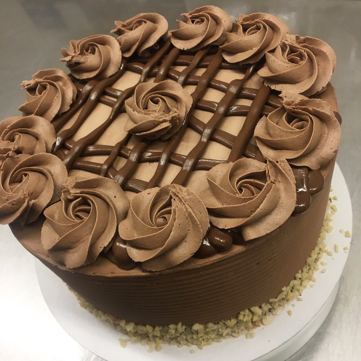 Slice of Nutella cake anyone? #HappySaturday