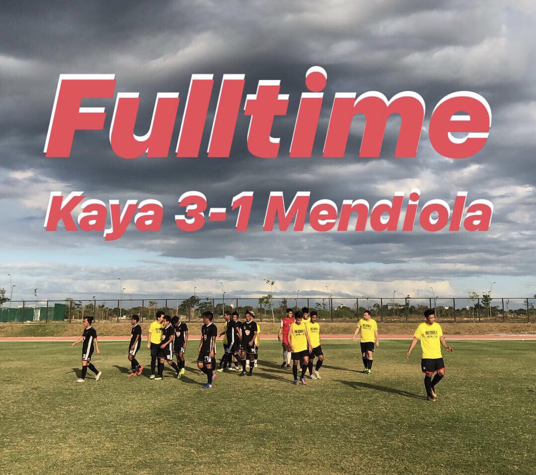 Fulltime in Vermosa! #MendiolaFC