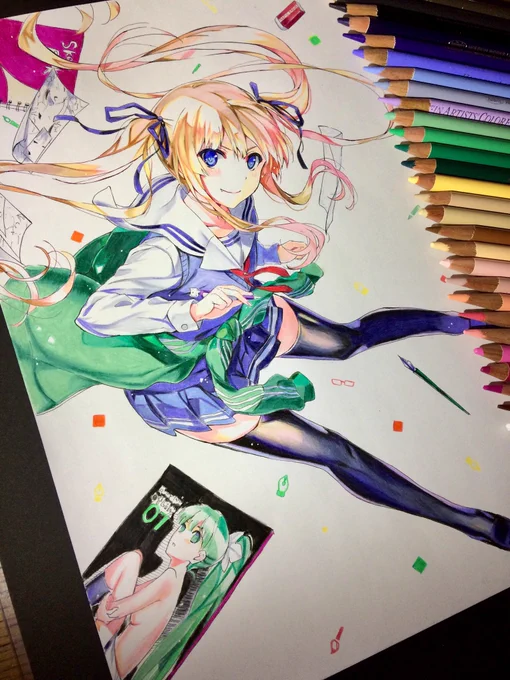 澤村スペンサー・エリリ
模写しました
#冴えカノ
#色鉛筆 