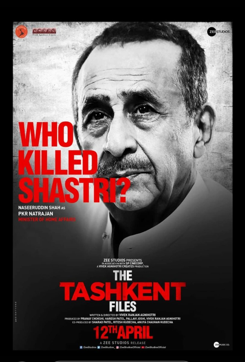 authorprachi's tweet photo. A great film to watch this season. The Tashkent files..😊 https://t.co/CL24d6YMyY