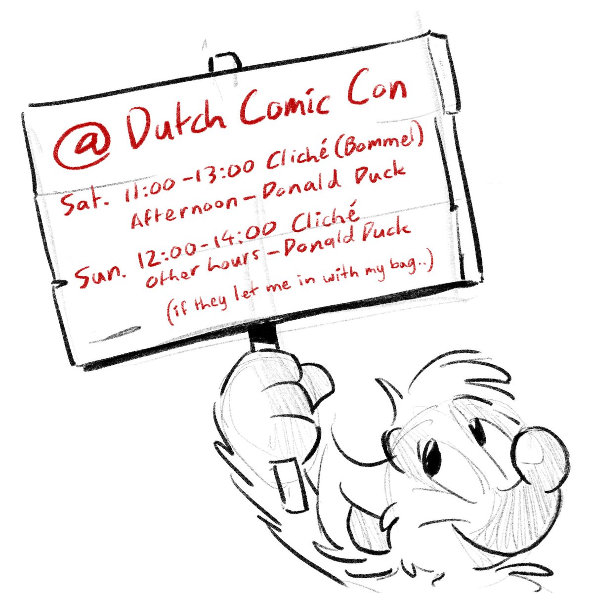 The planning is a mess, but I'm at Dutch Comic Con! 