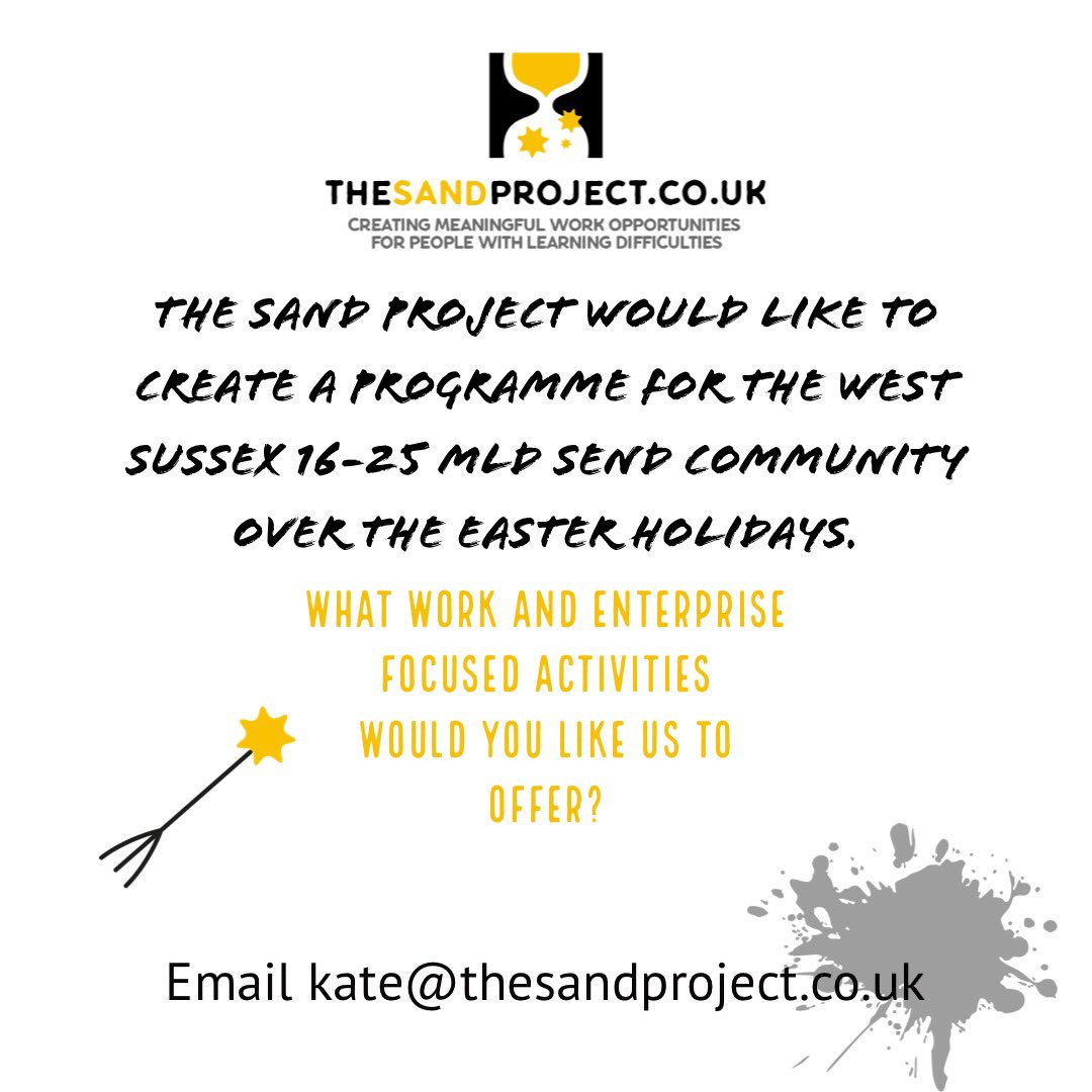SandProjectLtd's tweet image. #enterprise #activitities #youngadults #teenager #moderatelearningdifficuties #SEN #socent #workskills #employability #SENDtoIndependence #SENDtoEnterprise #easterholidays #westsussex #worthing @ws_pcf @LocalOfferWS @OGCollege @OGC6thForm @WSYourSpace