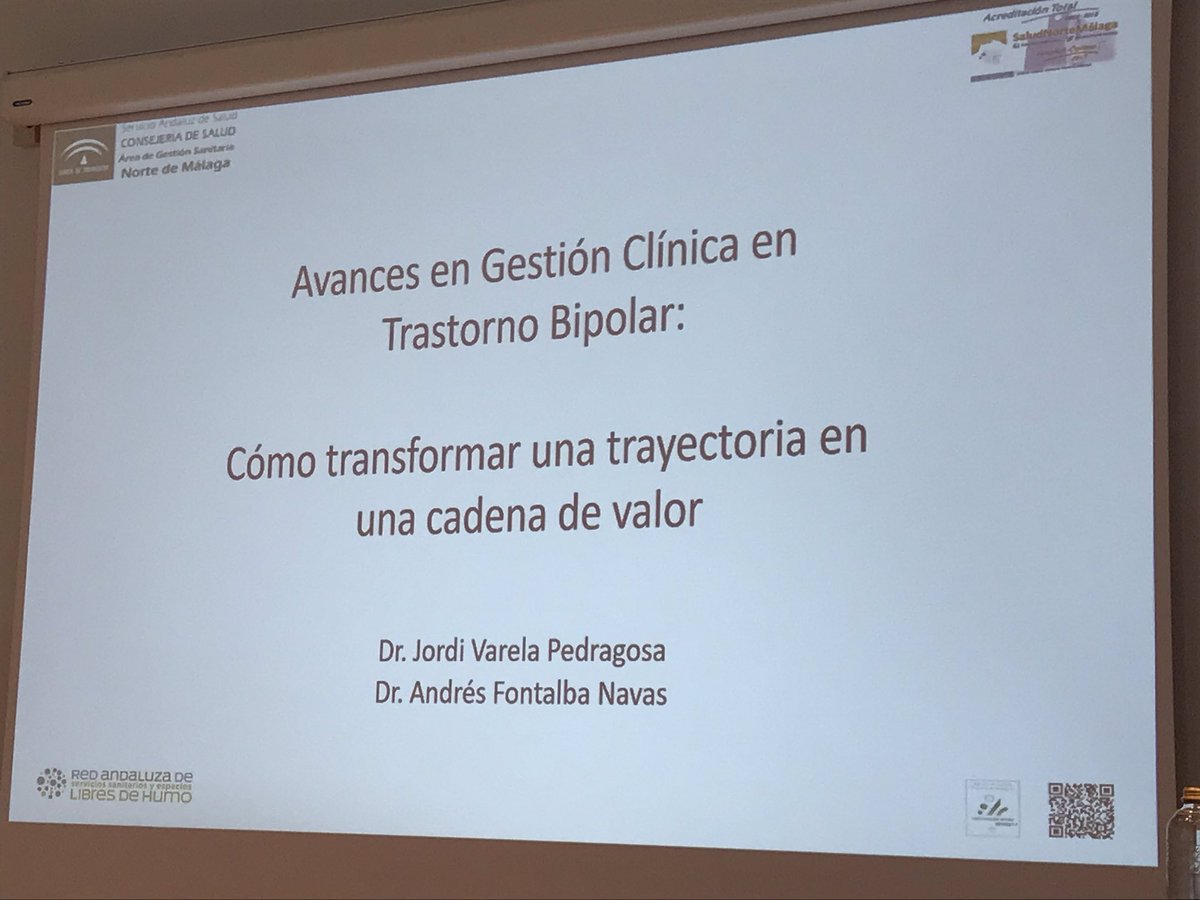 Getba_Bipolar's tweet photo. Avanzando, la importancia de la gestión en #VIICursoDocente #getba #bipolar con @andres_fontalba y @gesclinvarela https://t.co/LVx2MVg36K