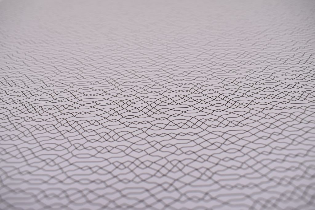 ElusiveDrafts's tweet photo. endless wavy lines #pieces #plottertwitter #axidraw #generativeart #creativecoding #art https://t.co/FJFsXZAgR2