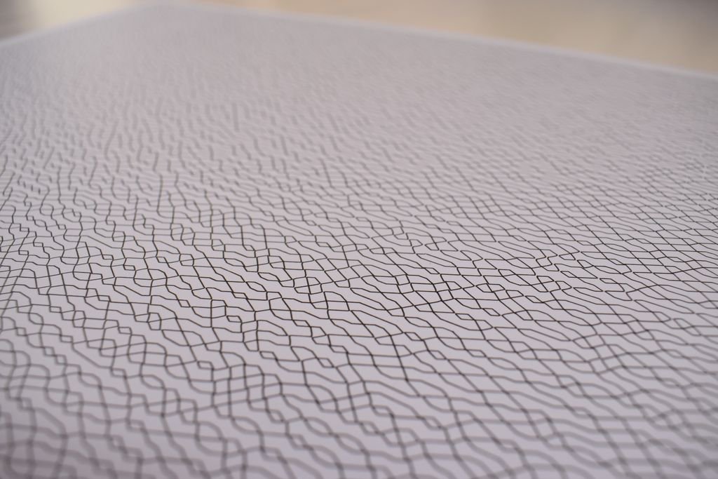 ElusiveDrafts's tweet photo. endless wavy lines #pieces #plottertwitter #axidraw #generativeart #creativecoding #art https://t.co/FJFsXZAgR2