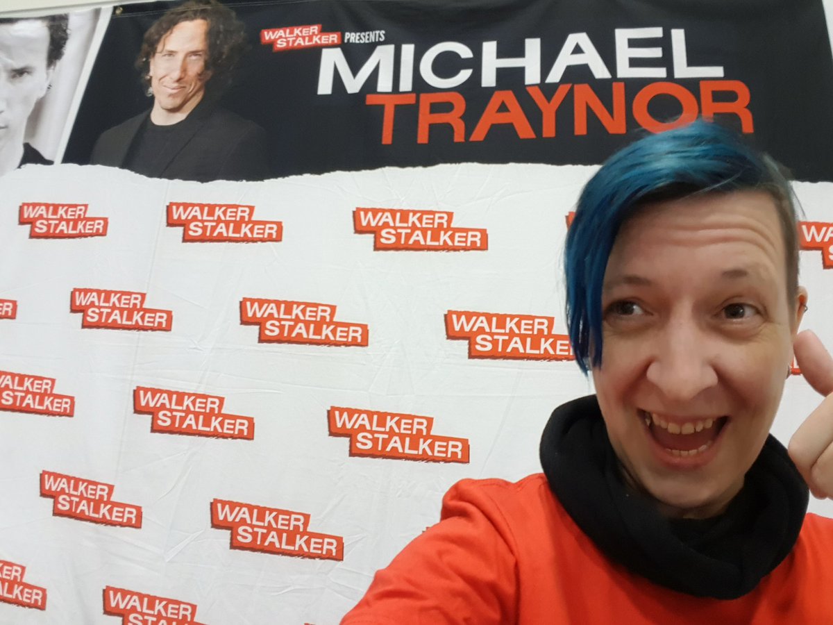 Waiting for the fun to begin 😅
@TraynorLand #walkerstalker #michaeltraynor #reunion
