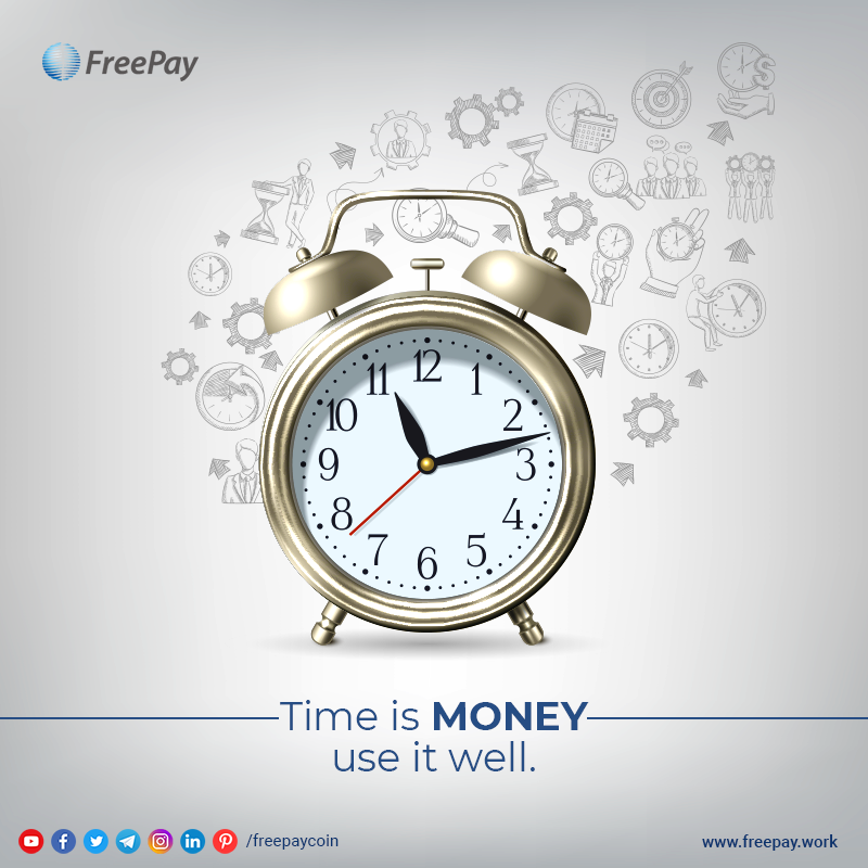 Freepayofficial's tweet photo. #FreepayThoughts
Money is essential for life, but there is nothing more precious than time. If you run out of money you can always make more but if you run out of time, it's game over. So use it well and don't let people waste it!

#Cryptocurrency #Finance #Blockchain https://t.co/bhe4YsRgRP