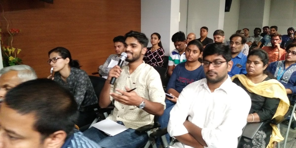 rjanardan's tweet image. Thanks to @Shelesh_1 for telling participants, Dell is more than selling hardware/servers/laptops :-) at tech event hosted at Dell EMC Bangalore #javascriptmeetup