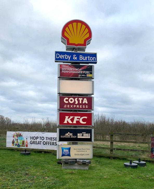 Big News! We are now officially open at the Derby and Burton services! Come and drop us a visit for - finally - decent motorway food! #hotdog #bangerbros #derby #Burton #roadtrip #streetfood