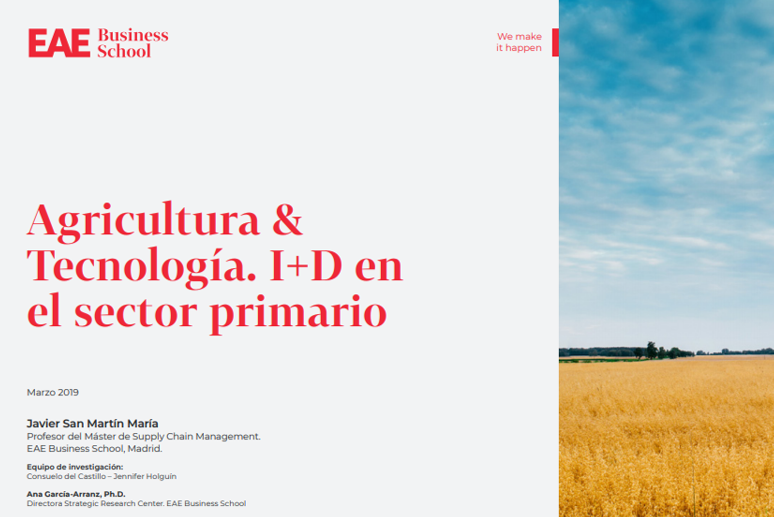 javiersanmartin's tweet photo. Este año estoy trabajando en la #digitalización de los sectores productivos. Uno de ellos el primario y especialmente la #Agricultura. Aquí os dejo un documento que me ha publicado @EAE_B_School sobre esto. Espero que os interese. https://t.co/IS34ZsgqMo #Agrotech #Agricultura40 https://t.co/Fz04ysC1Sh