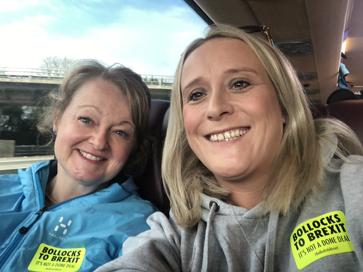 On one of the Swansea coaches ready to march for Europe #PeoplesVoteNow #FinalSay #BollocksToBrexit #RevokeArticle50