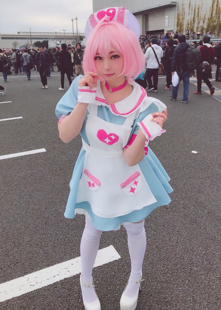 ma5mi2ta3n's tweet photo. オタク！ぼくをすこれ！よ！！

てか、ねぇ、似合ってる？？これ、ぼく似合ってる？！チラチラッ…
なんとか言ってよう！！

今日は撮影ありがとうございました！
すごい暗かったので写真はDM貰えると嬉しい🥰

#アニメジャパン2019 
#夢見りあむ https://t.co/eeqoKkXK7c