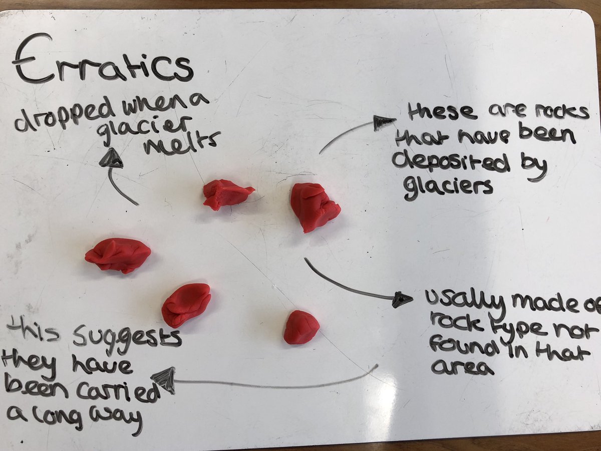 FrogmoreGeog's tweet photo. We love play doh in Geography...Year 11’s made glacial landforms while revising for their exams https://t.co/b9S8uSzZ6k
