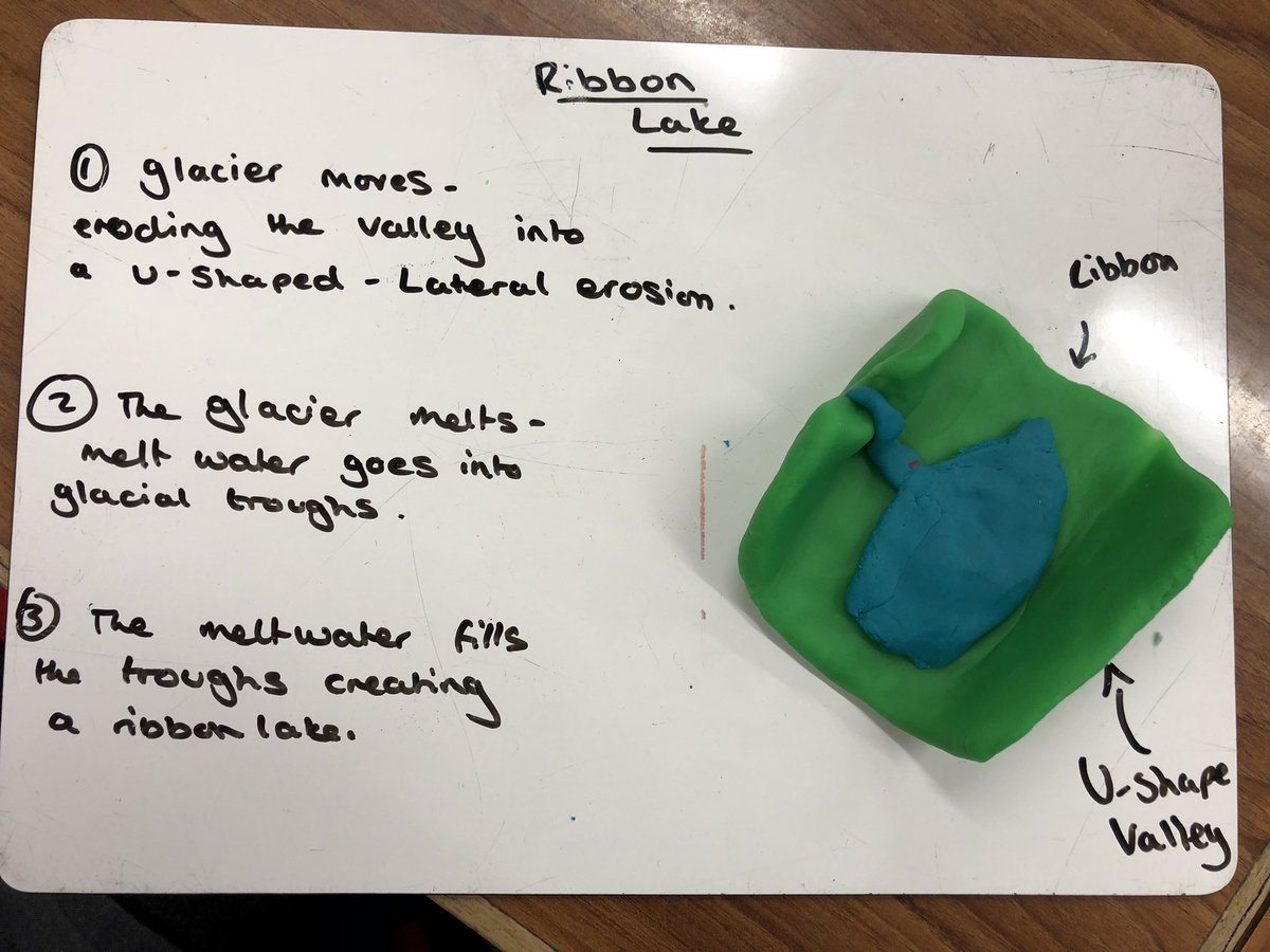 FrogmoreGeog's tweet photo. We love play doh in Geography...Year 11’s made glacial landforms while revising for their exams https://t.co/b9S8uSzZ6k