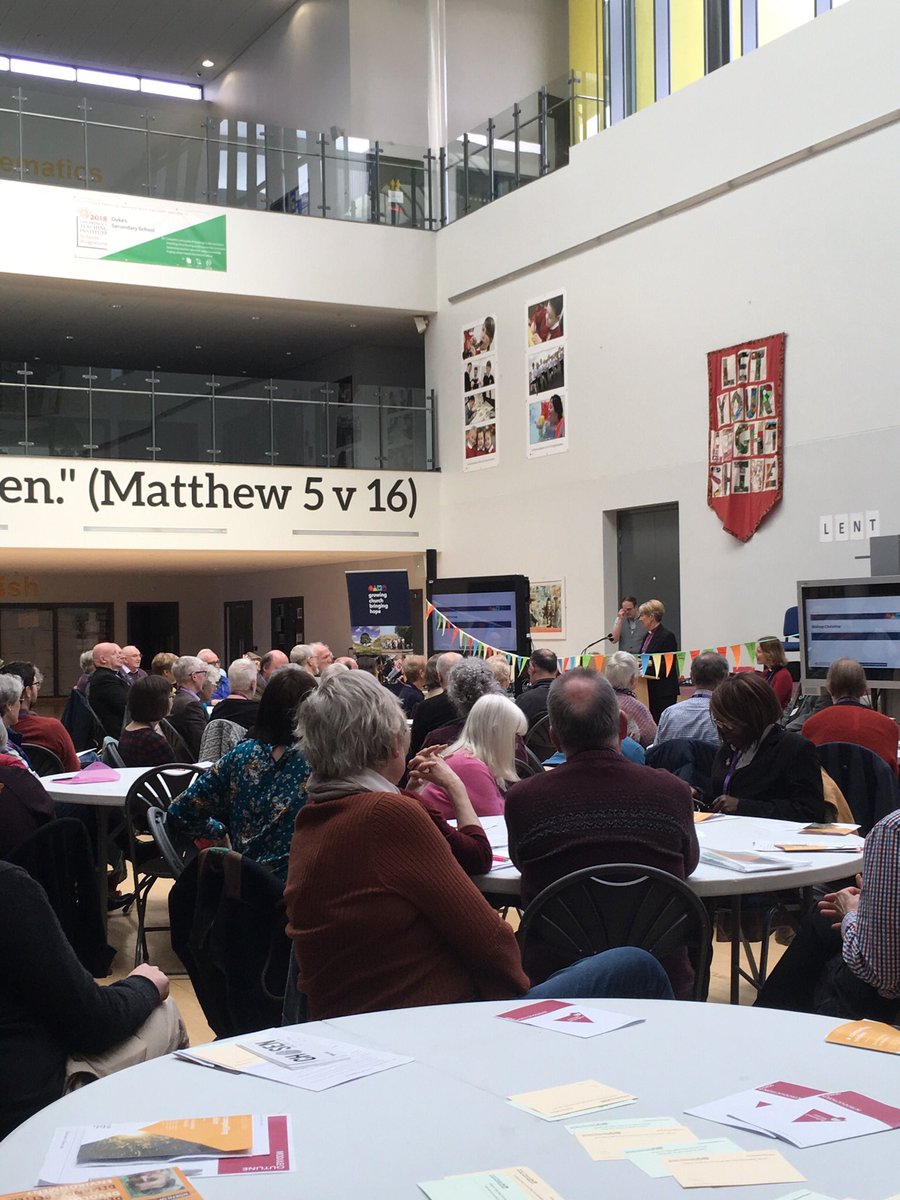 NCEAChaplain's tweet photo. @BishopNewcastle addresses synod #UsingOurGifts #StrongerTogether @WaddleShane thank you for your generosity £337 raised for #Romania @NCEA_Sixth_Form @NCEA_Dukes https://t.co/JpFpr1mmCe