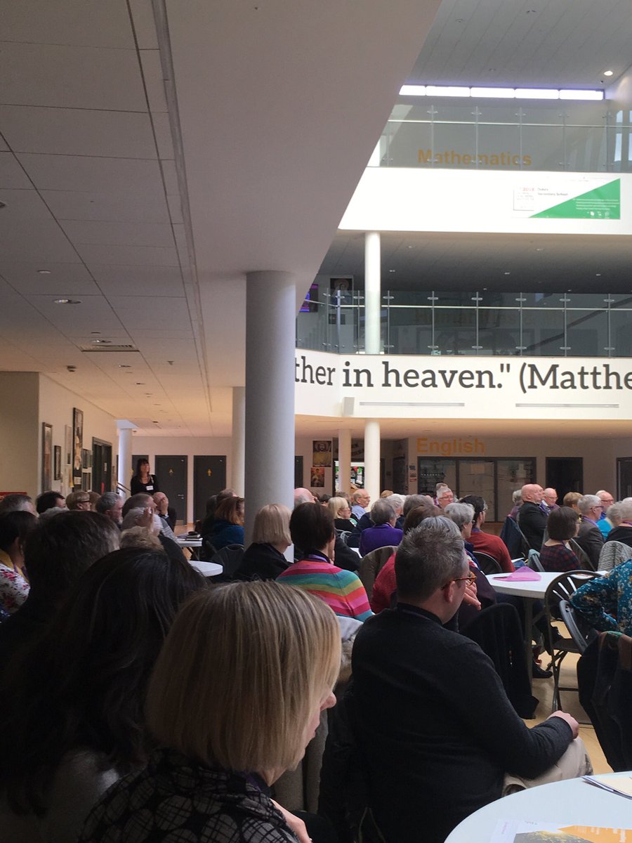 NCEAChaplain's tweet photo. @BishopNewcastle addresses synod #UsingOurGifts #StrongerTogether @WaddleShane thank you for your generosity £337 raised for #Romania @NCEA_Sixth_Form @NCEA_Dukes https://t.co/JpFpr1mmCe