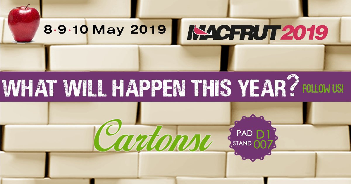 CartonsiS's tweet image. WHAT IS GOING TO HAPPEN THIS YEAR?
.
Macfrut 2019 :: PAD D1 ** STAND 007
follow us @CartonsiS to discover all our news and events!
.
.
FILL OUT THE FORM TO CHECK AN APPOINTEMENT!
cartonsi.com/en/2018/12/07/…